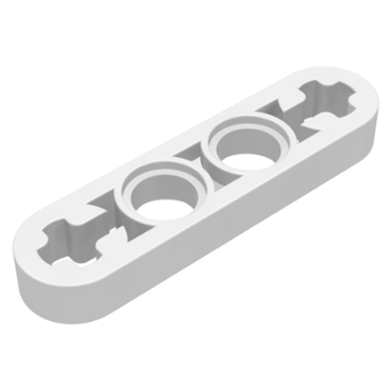 Technic, Hefbalk Dun 1x4 White